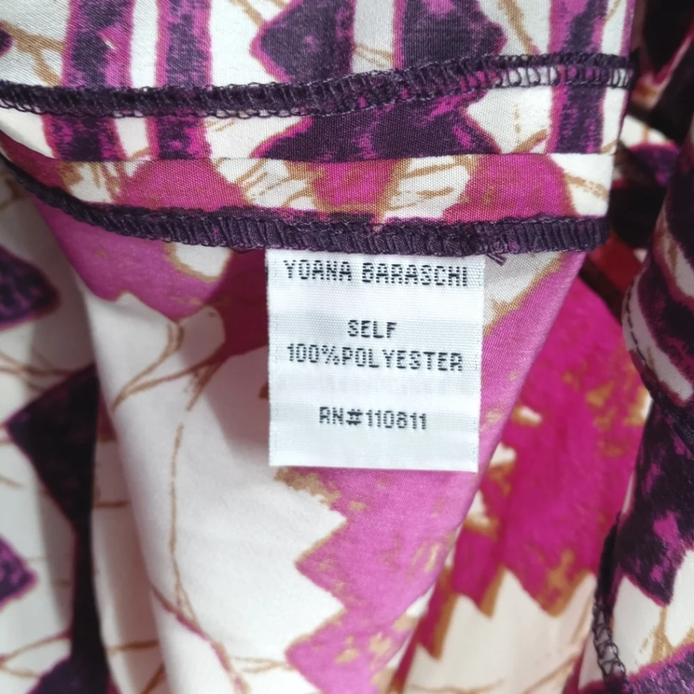 Anthropologie Joana Baraschi Purple Tribal Faux Wrap Mini Dress‎